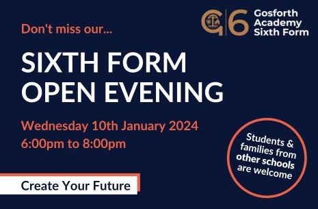 Gosforth Academy Sixth Form Open Evening 