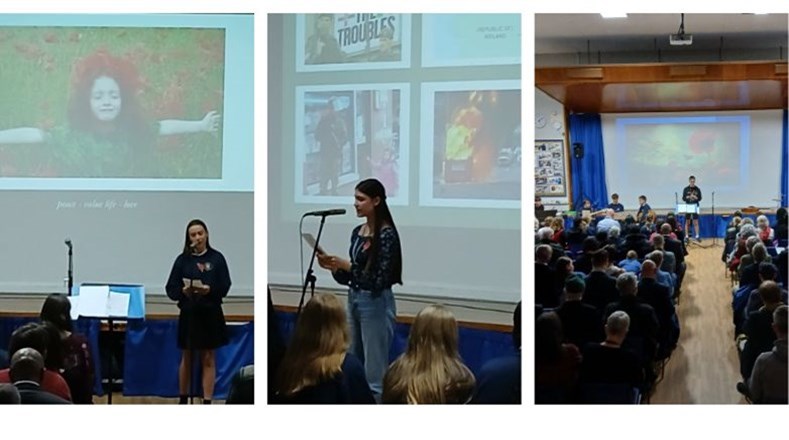 Remembrance Service at Gosforth Academy 