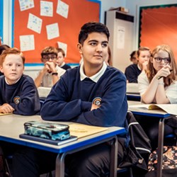 Children in Gosforth Academy Classroom