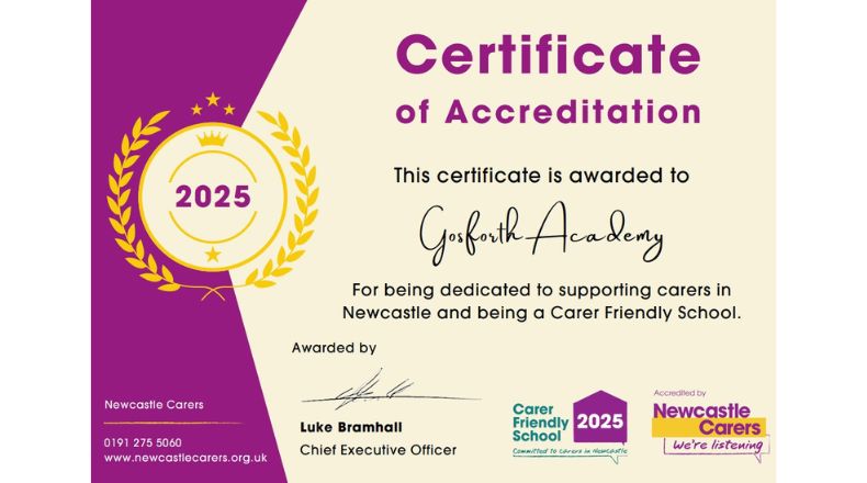 Carer Friendly School Award