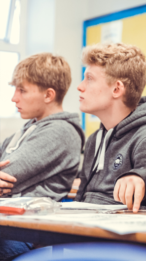 Children at Gosforth Academy History Lesson