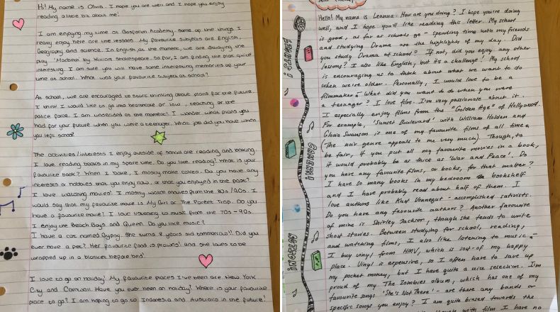 Friendship letter