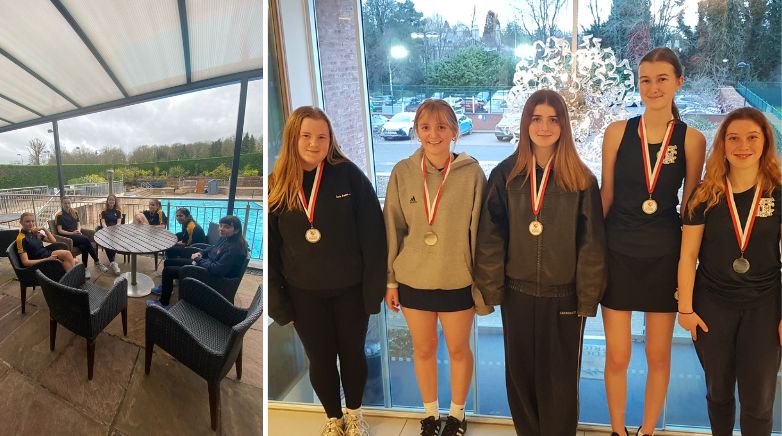 Gosforth Academy student squash team