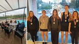 Gosforth Academy student squash team