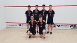 Gosforth Academy student squash team