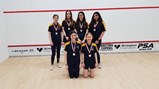Gosforth Academy student squash team